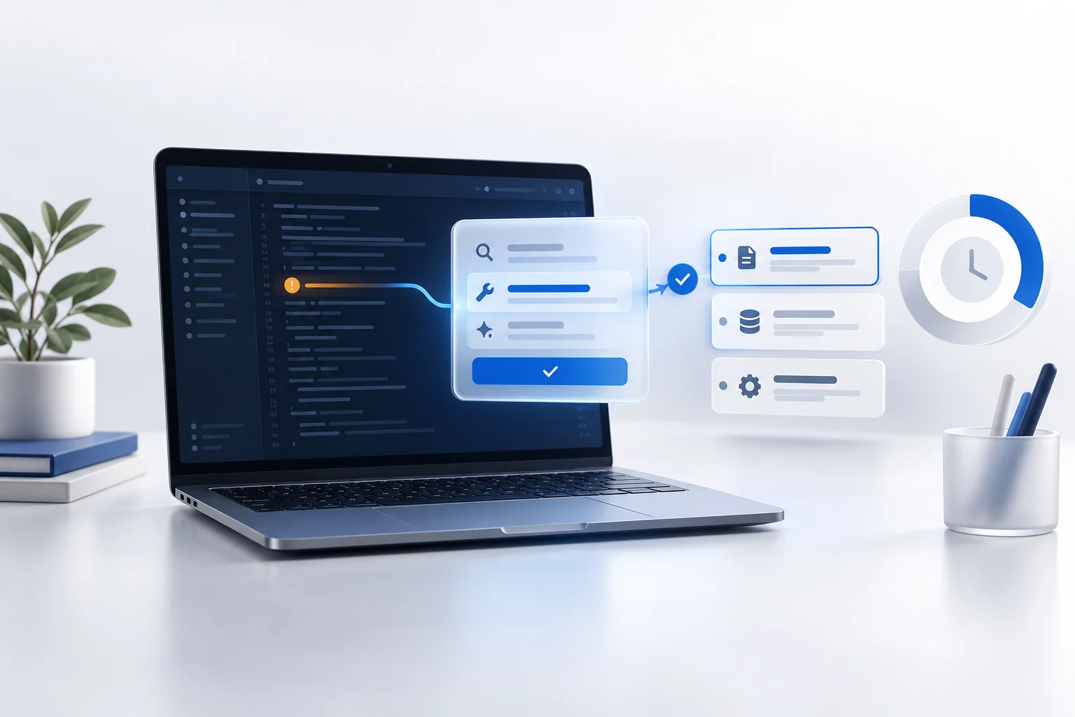 Diagnóstico e manutenção de software representados em uma composição conceitual